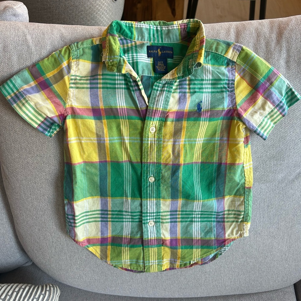Baby Ralph Lauren Poplin Shirt, size 2T, like new